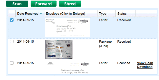 Mailbox Forwarding | Virtual Office Address - Mail Scanning